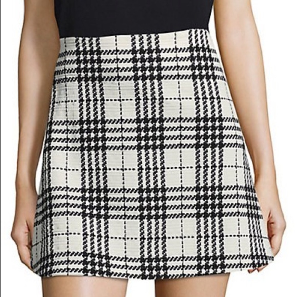 Design Lab Lord & Taylor plaid skirt